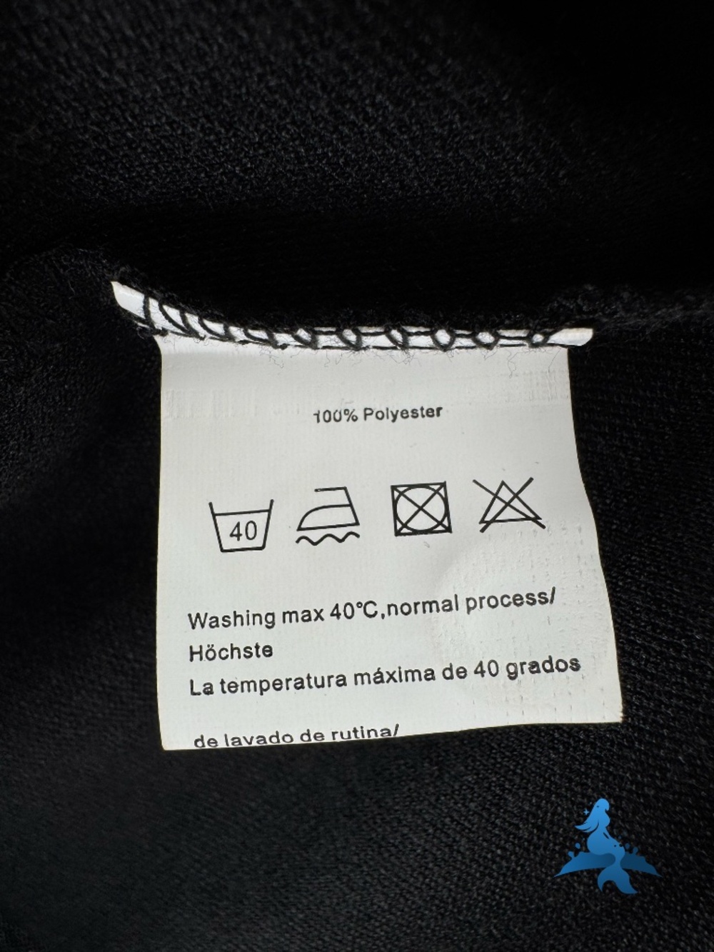 1300 Tinkwell Polo Shirt Short Sleeve Button Collar – L – Black - Picture 13 of 15